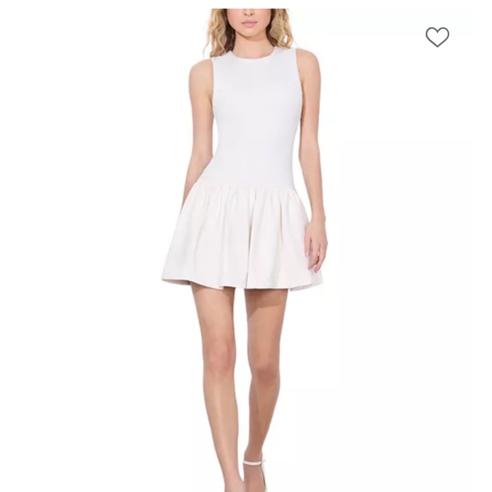 Alice + Olivia White Mini Dress